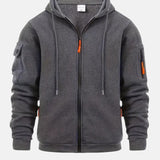 Santana | Hættejakke med lynlås til mænd