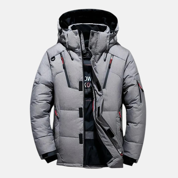 Rodri | Polstret skijakke med hætte og lommer