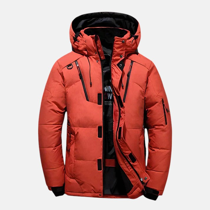 Rodri | Polstret skijakke med hætte og lommer