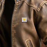 Vicente - Klassisk brun læderjakke