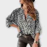 Patricia | Modebluse med leopardprint