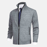 Álvaro | Cardigan med Høj Krave og Kantdetaljer