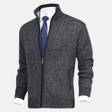 Álvaro | Cardigan med Høj Krave og Kantdetaljer