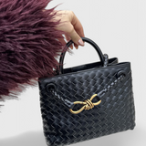 Mercedes | Vævet Indigo Taske