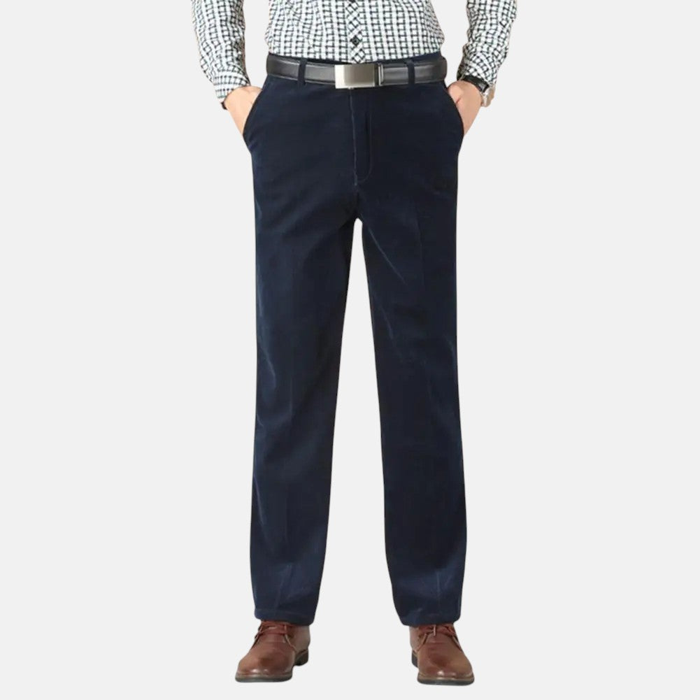 Alberto | Fløjlsbukser med Lige Snit