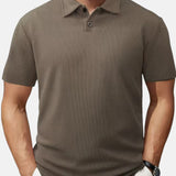 Miguel | Åndbar Kortærmet Polo T-shirt