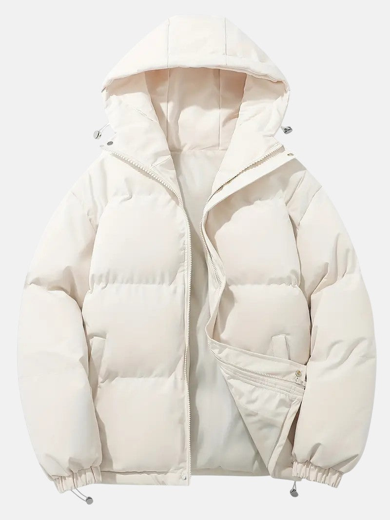 Andrés | Varm Polstret Jakke med Hætte