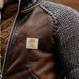 Pascual - Sherpa læderjakke