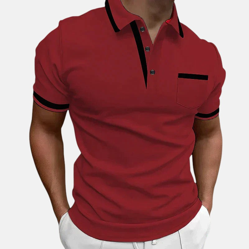 Alberto | Slim Fit Kortærmet Polo