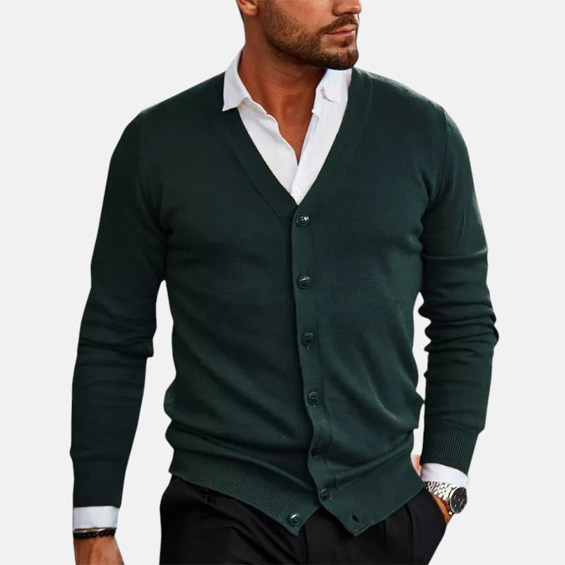 Sancho | V-hals cardigan med knapper