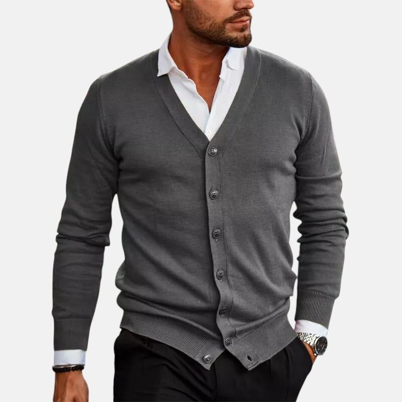 Sancho | V-hals cardigan med knapper