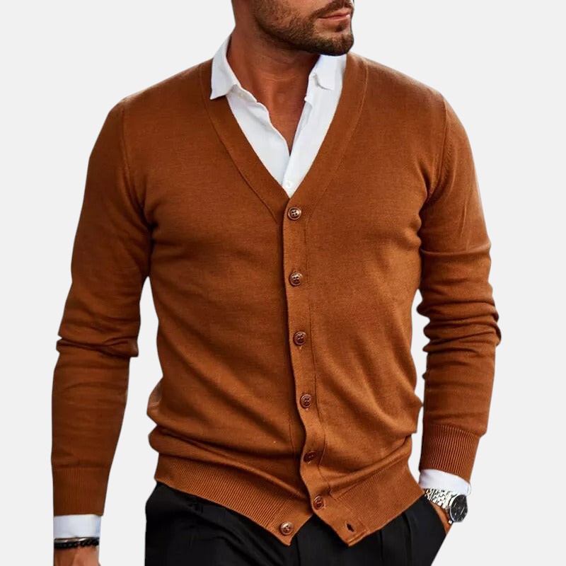 Sancho | V-hals cardigan med knapper