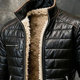 Gonzalo - Sort dunjakke med sherpa-for