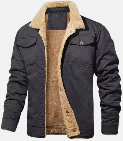 Alfonso | Polstret Bomberjakke med Lynlås