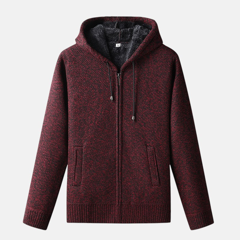 Eduardo | Casual hættetrøje med lynlås