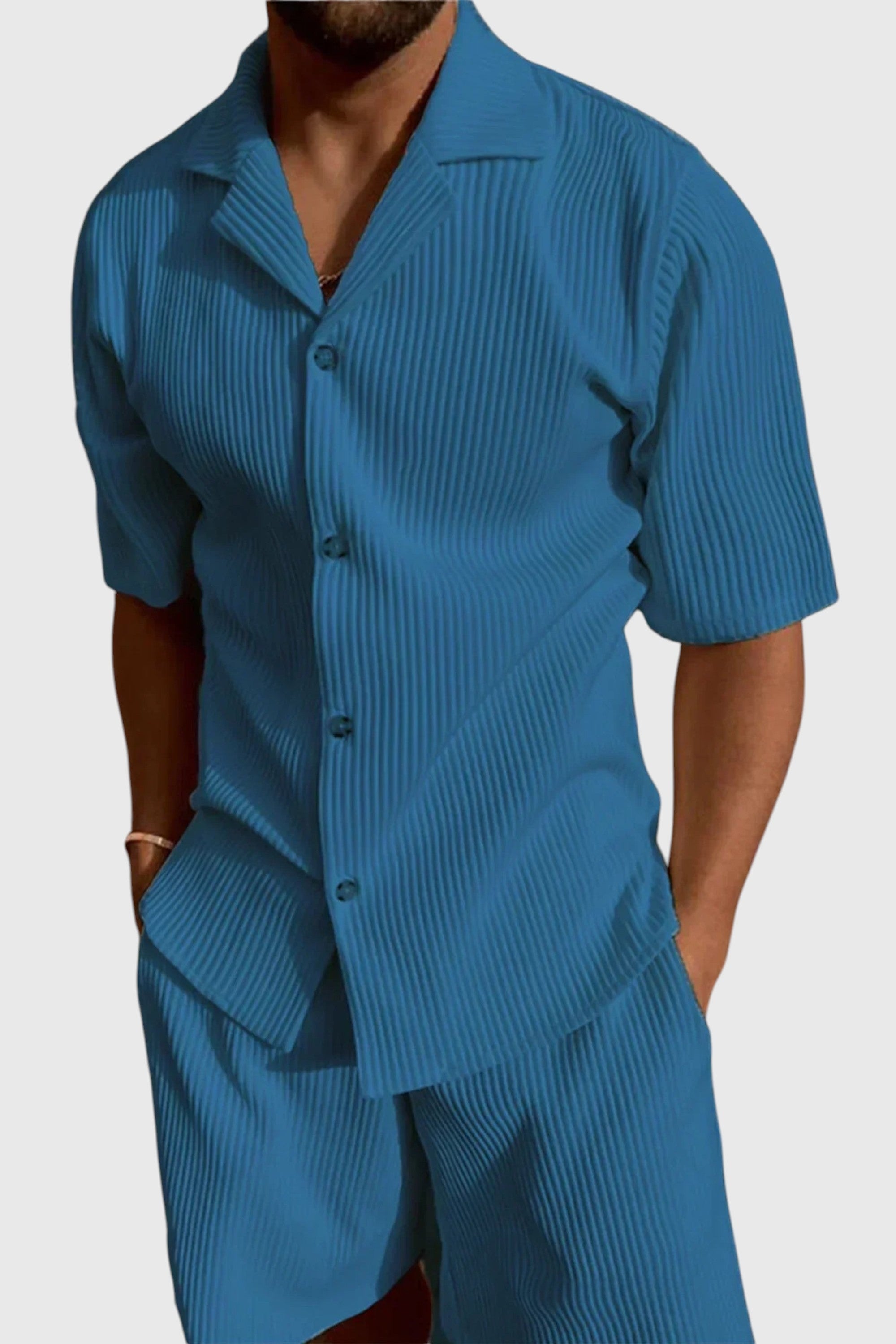 Alejandro | Sæt med skjorte og shorts