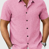 Juan | Let kortærmet skjorte i linblanding