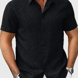 Juan | Let kortærmet skjorte i linblanding